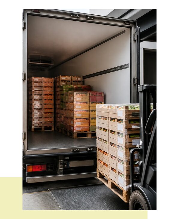 Перевозка сельхозпродукции на паллетах с доставкой в Чебаркуль